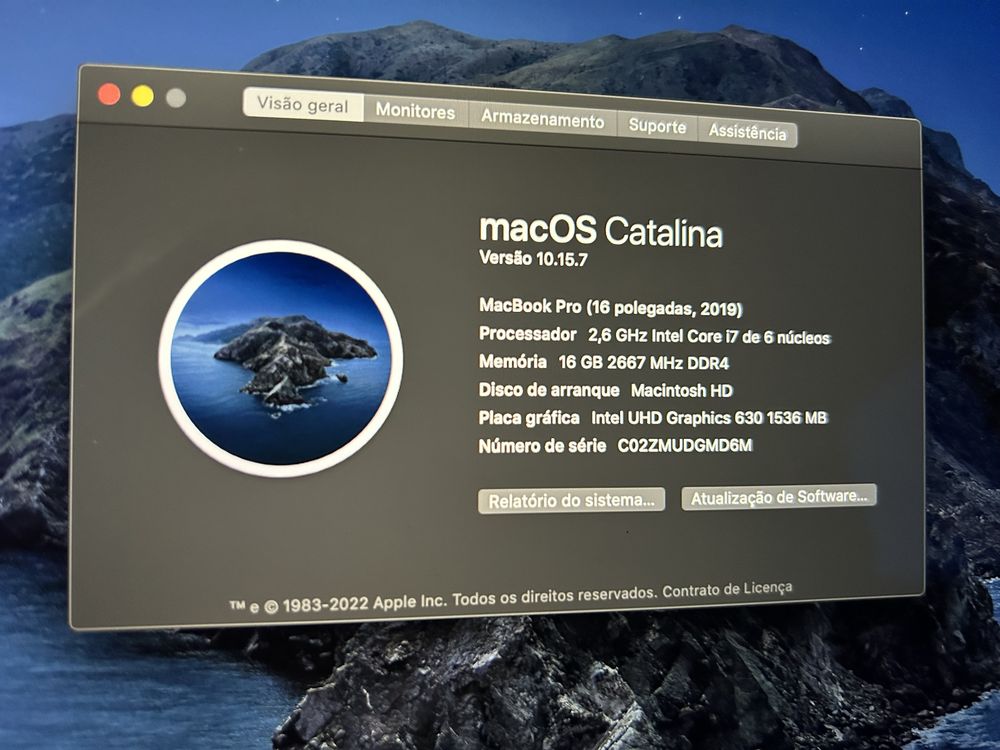 Macbook pro 16 com pouco uso