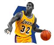Jersey z autografem oraz COA - PSA - Magic Johnson - Lakers - NBA