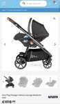 Carrinho 3 em 1 bebe Duo Peg Perego Veloce Lounge Modular 500