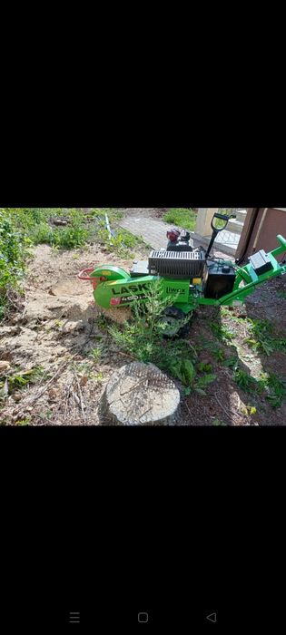 Frezowanie pni, karczowanie, usuwanie, frezarka do pni