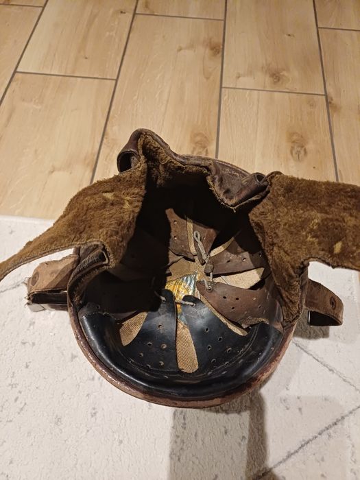 Kask motocyklowy orzeszek PRL topek