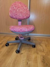 Krzesło do biurka regulowane ergonomiczne dla dziecka