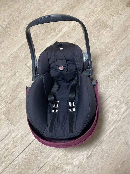 Автокрісло stokke люлька 0+ isofix + база ізофікс автокресло