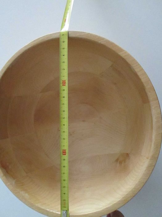 Tigela madeira com 28 cm de diâmetro