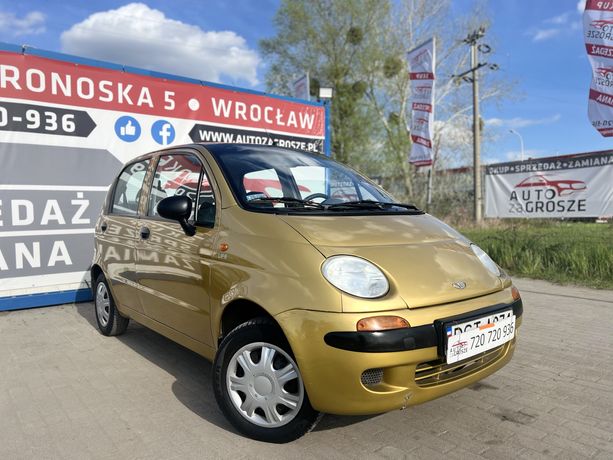 Daewoo Matiz 0.8 benzyna//Ekonomiczny//Zadbany//Elektryka//Zamiana