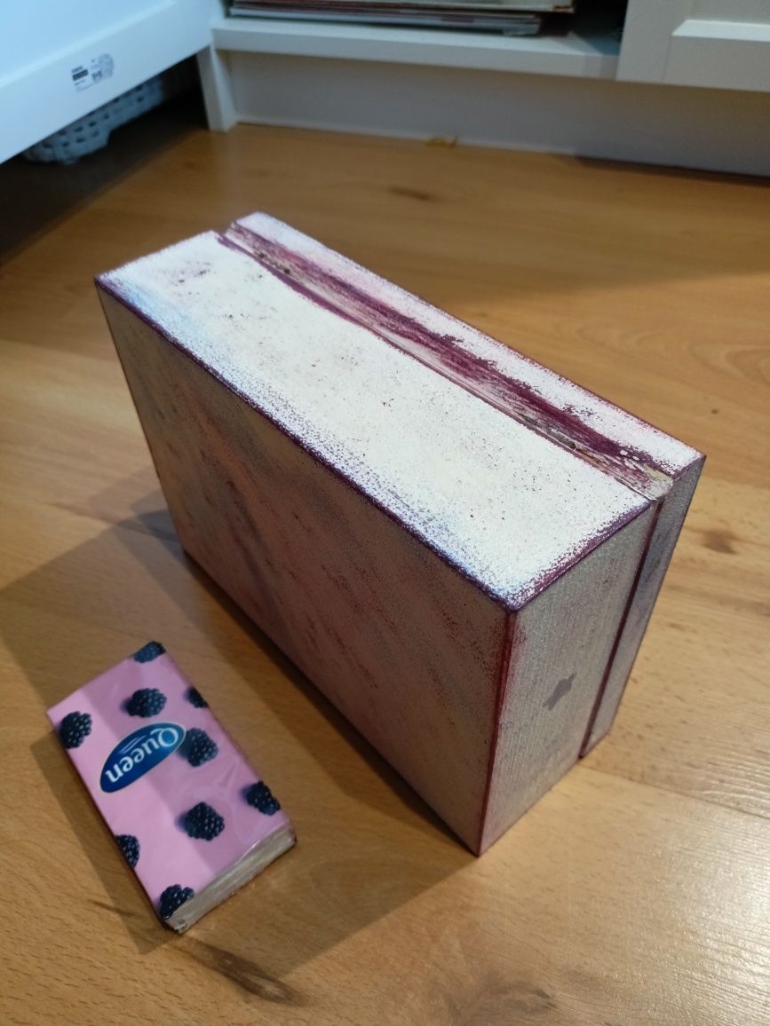Pudełko Szkatułka Rękodzieło Decoupage Jednorożec