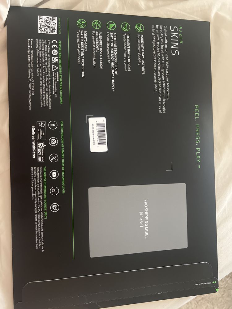 Razer Skins - Xbox Series S - Geometric Mercury - Complete