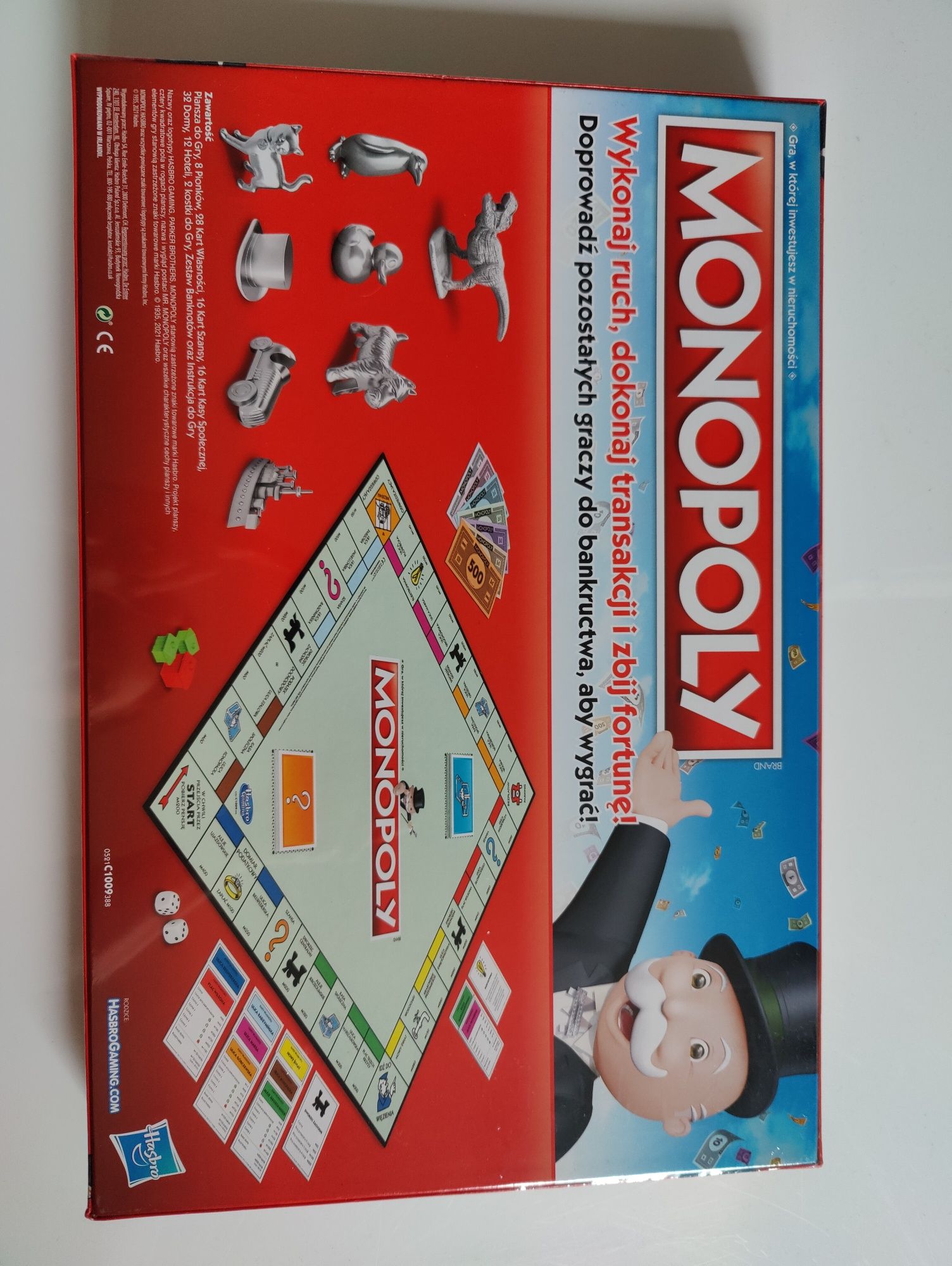 Gra planszowa Monopoly klasyczne classic nowe zafoliowane