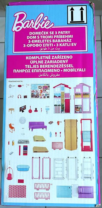 Domek dla lalek Barbie - zestaw