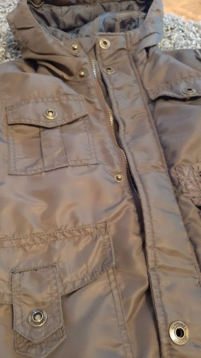 Brązowa kurtka wiosna/ jesień "ZARA Kids" rozm.128