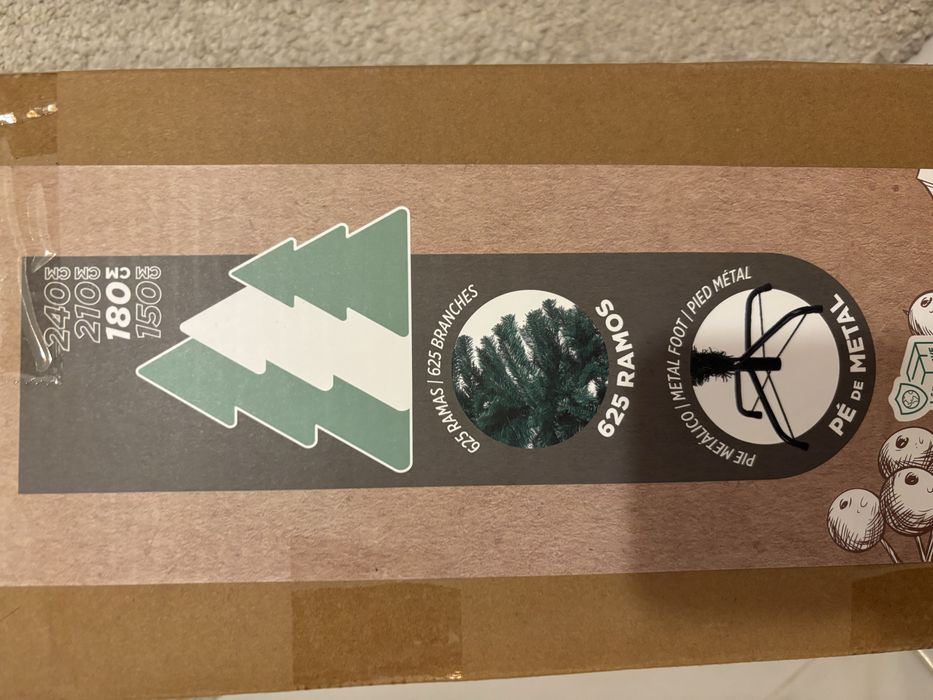 Arvore de natal 180cm