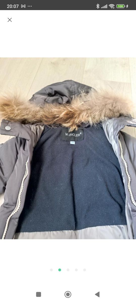 Комбінезон зимовий Moncler б/у