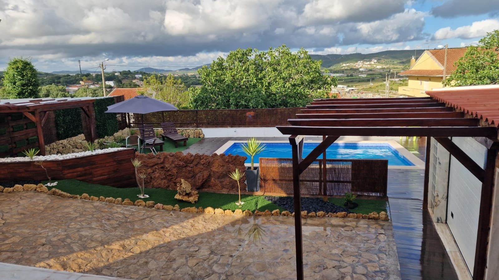 Espaço exterior para eventos
