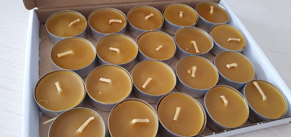Tea light tealight wosk pszczeli 20szt.