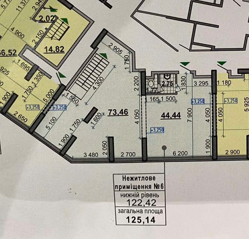 Оренда приміщення для бізнесу в ЖК Great 125 м.кв з ремонтом
