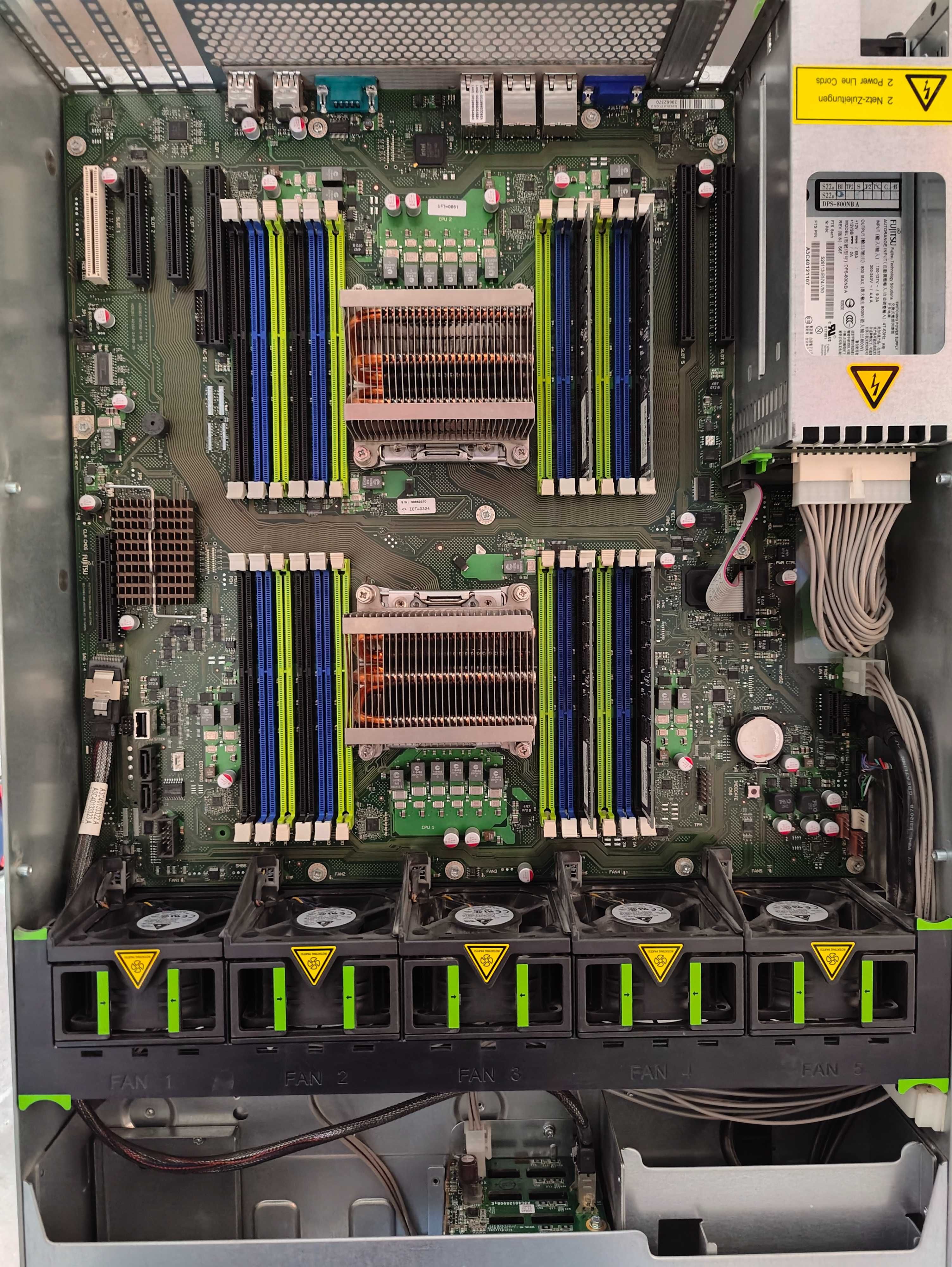 Fujitsu RX300 S7 2x CPU Xeon 16Core/32wątki 32GB 800W Platinum