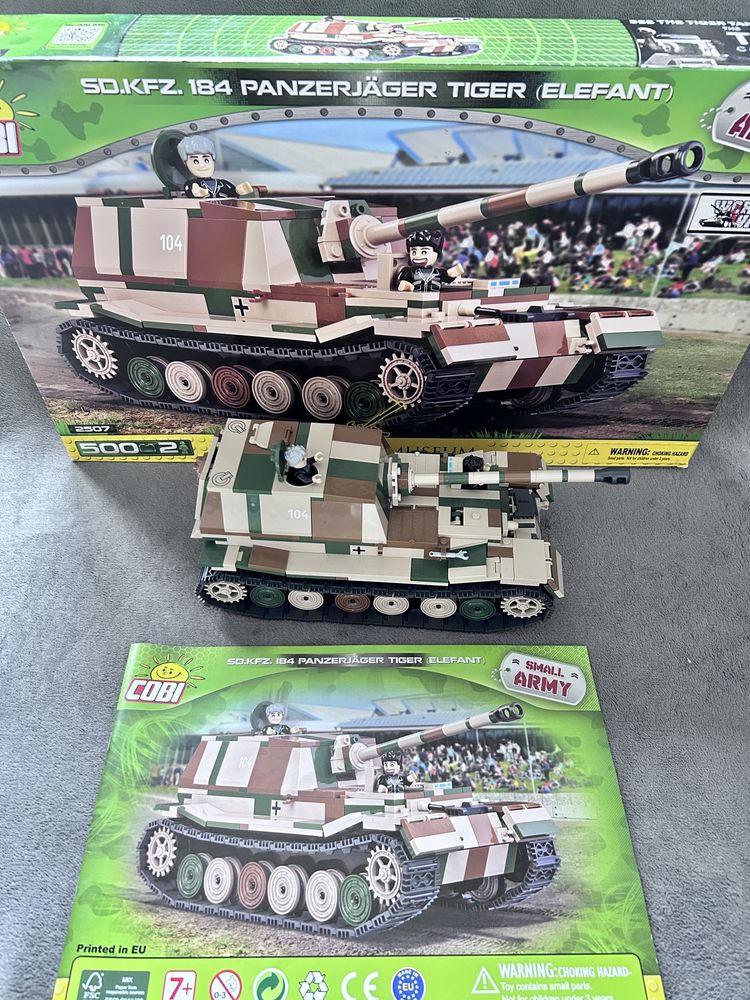 Klocki cobi 2507 czołg Panzerjager Elefant cobiJ312
