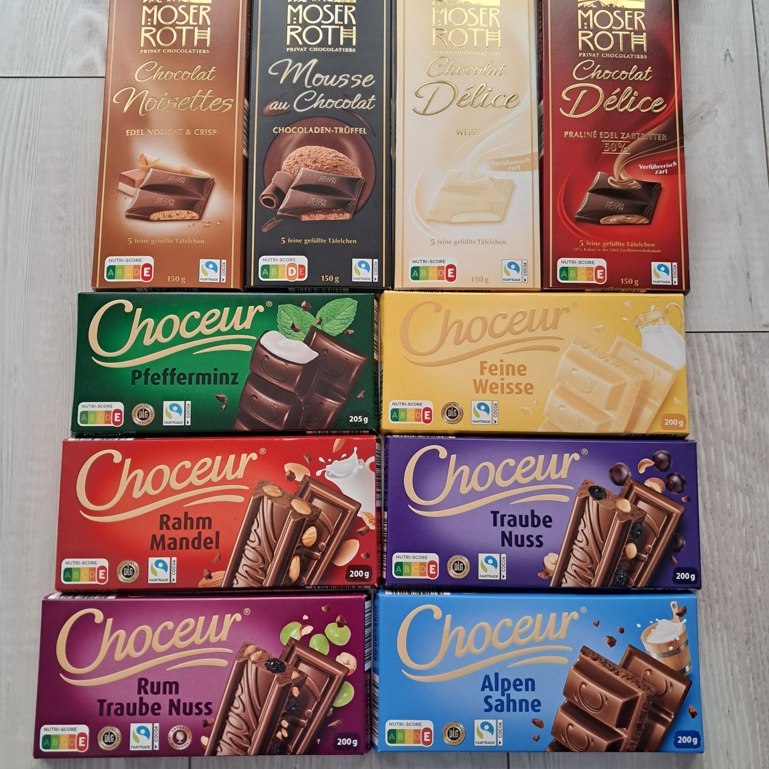 Czekolada choceur z niemiec ,czekolady z niemiec