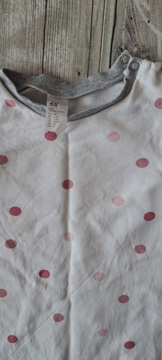 Piżama jednoczęściowa H&M dla dziewczynki rozm. 98