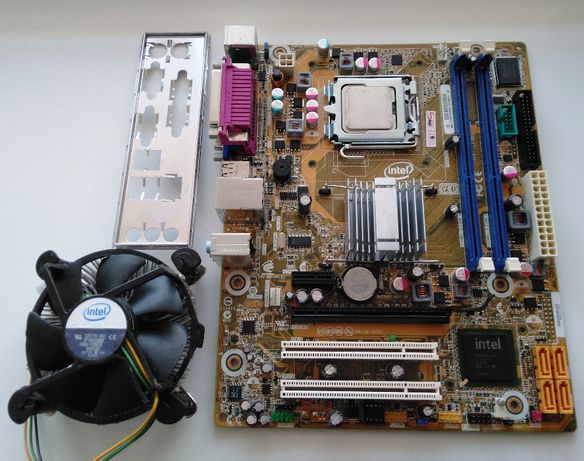 Материнская плата Intel DG41WV DDR3 + Intel Quad Q8200 2.33GHz + кулер