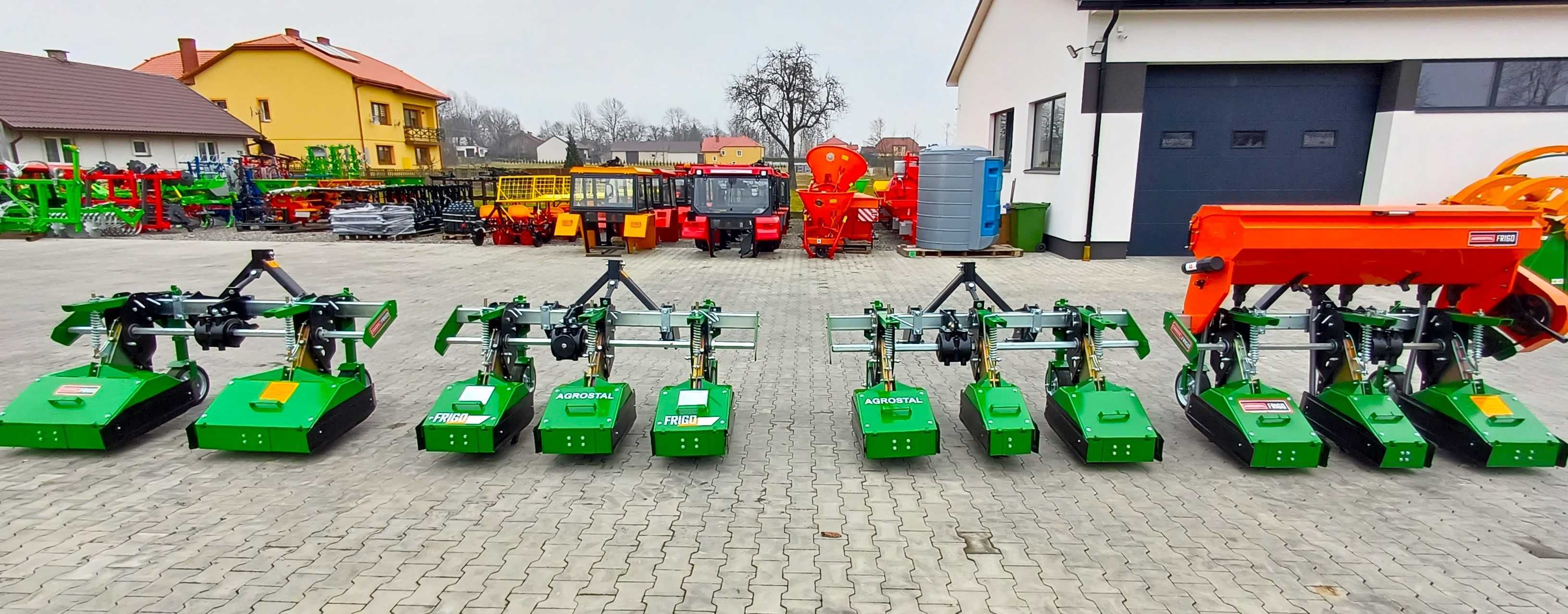 Glebogryzarka międzyrzędowa FRIGO do truskawek malin porzeczk AGROSTAL