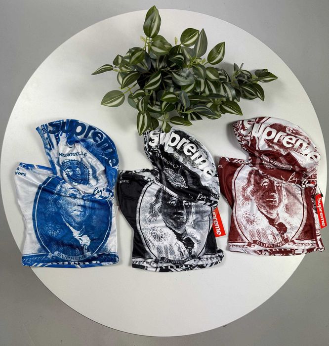 Балаклава Supreme Black/Blue/Burgundy