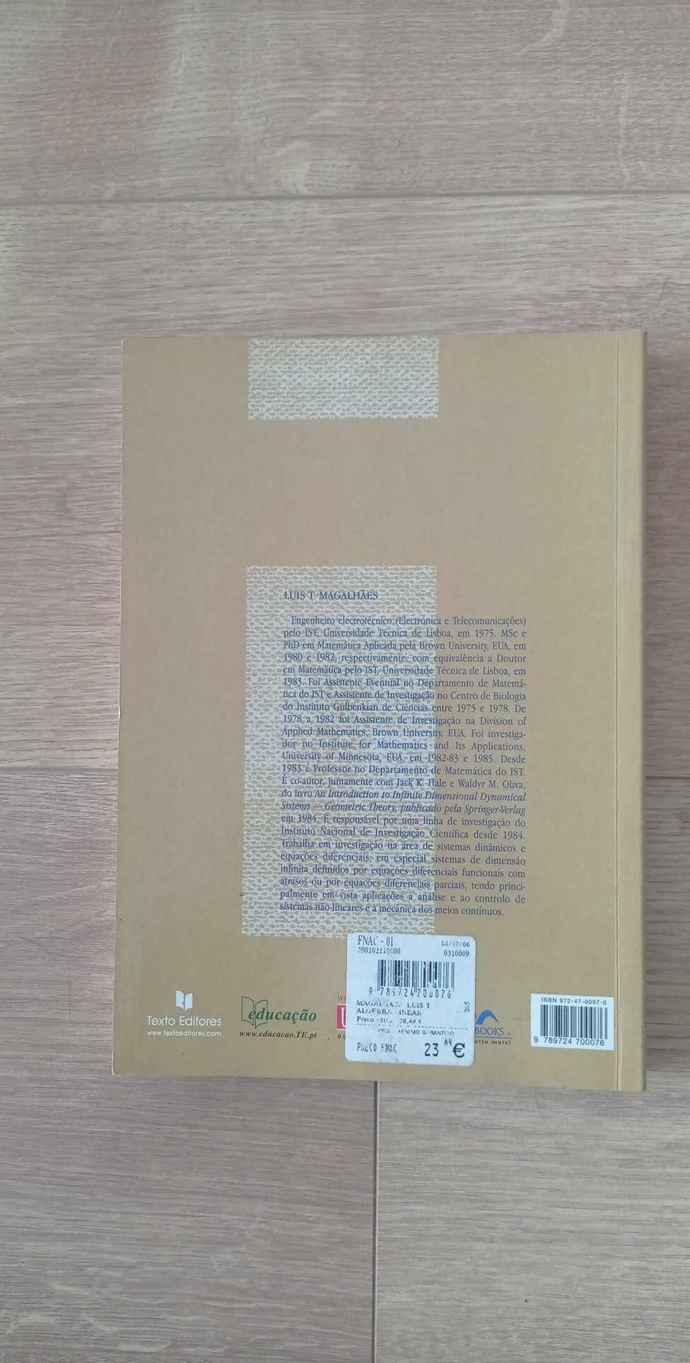 Livros Álgebra Linear e Arquitetura de Computadores