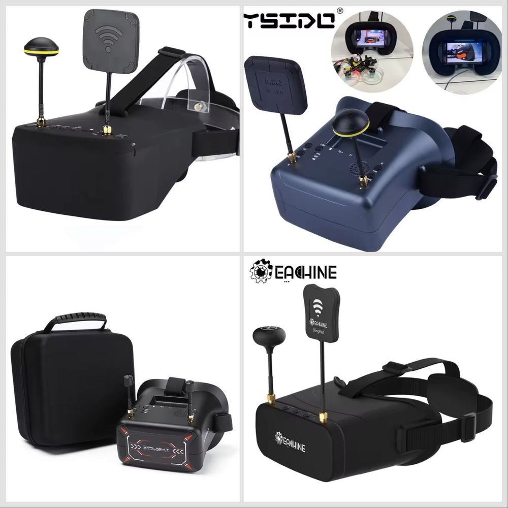 шолом iFlight 008D ev800D + чохол Eachine Cobra окуляри