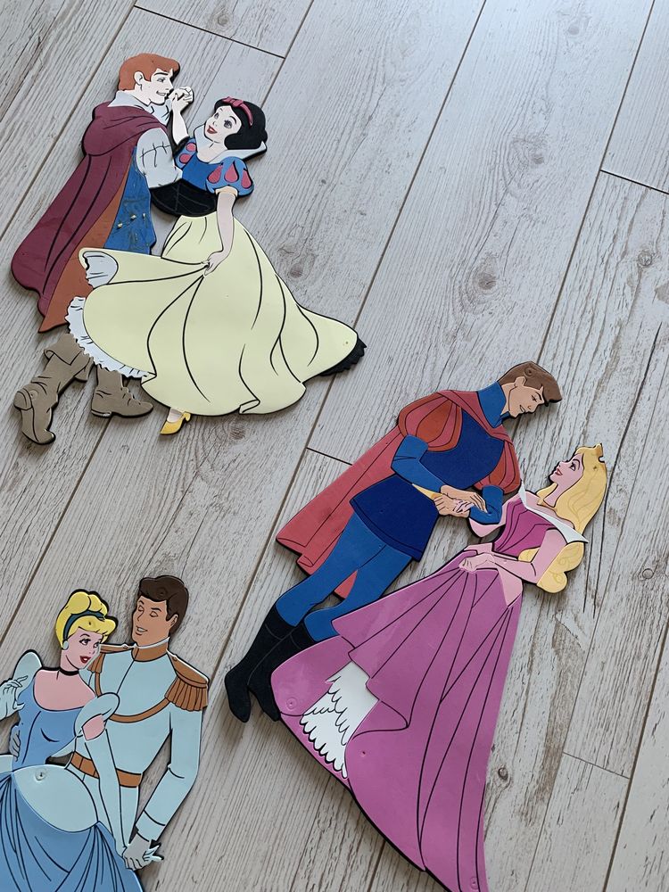 Dekoracja piankowe księżniczki Disney 4 szt.