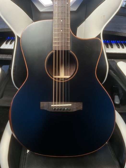 Guitarra Harley Benton CLG-70ASR CE SBK AllSolid (Eletroacustica)