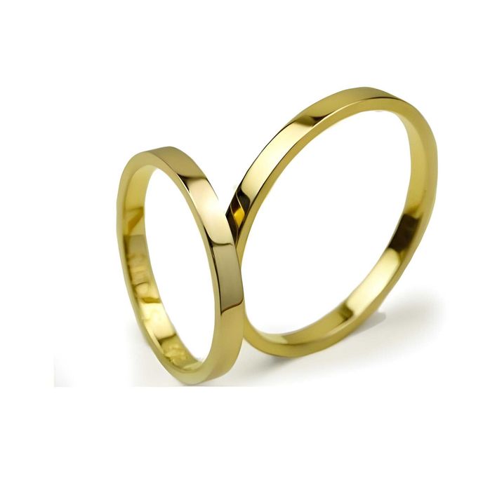 Obrączki ślubne Special S013 z żółtego złota w próbie 585