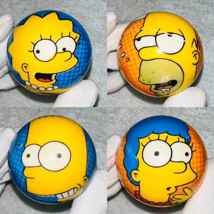 Колекційні раритетні гумові кульки UNICE The Simpsons Сімпсони 2000s