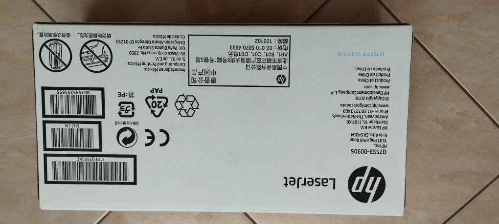 Nowy toner do drukarki HP toner oryginalny Q7553XC kolor czarny