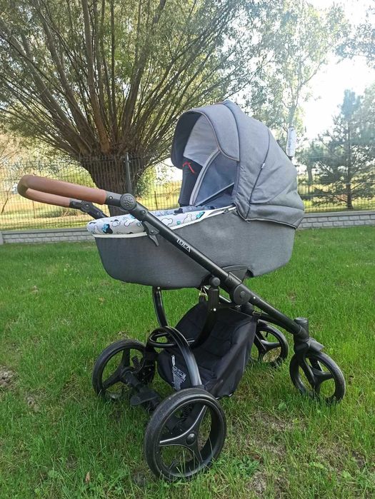 Wózek Bebetto Luca 3 w 1 nosidelko cybex z adapterami