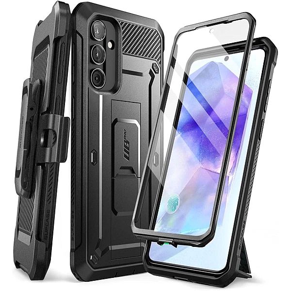 Etui Supcase Unicorn Beetle Pro na Samsung Galaxy A55/5G - czarne