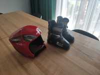 Buty narciarskie dziecięce Rossignol + kask Carrera