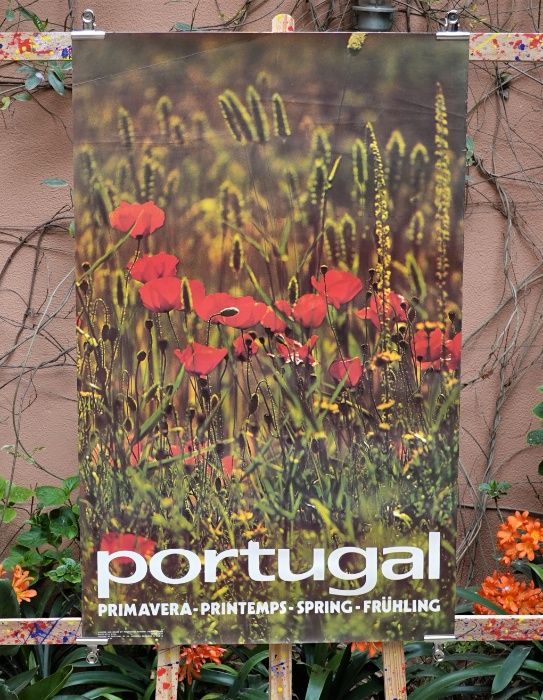 Cartaz Póster Turístico PORTUGAL Anos 70