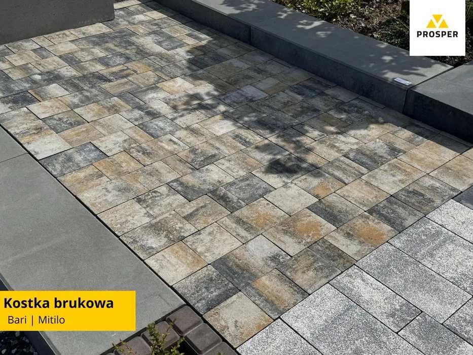 Kostka brukowa BARI nowoczesna 6cm Pebia OGRÓD WYSTAWOWY