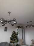Lampa wisząca Sagito Ponte czarna z chromem 3 x E14 Alfa trzy punktowa