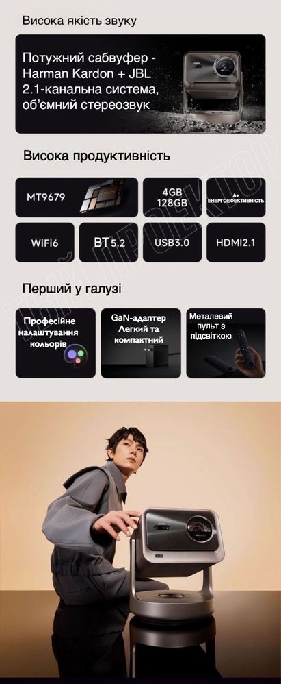 Проектор 4к Vidda C2 Ultra
