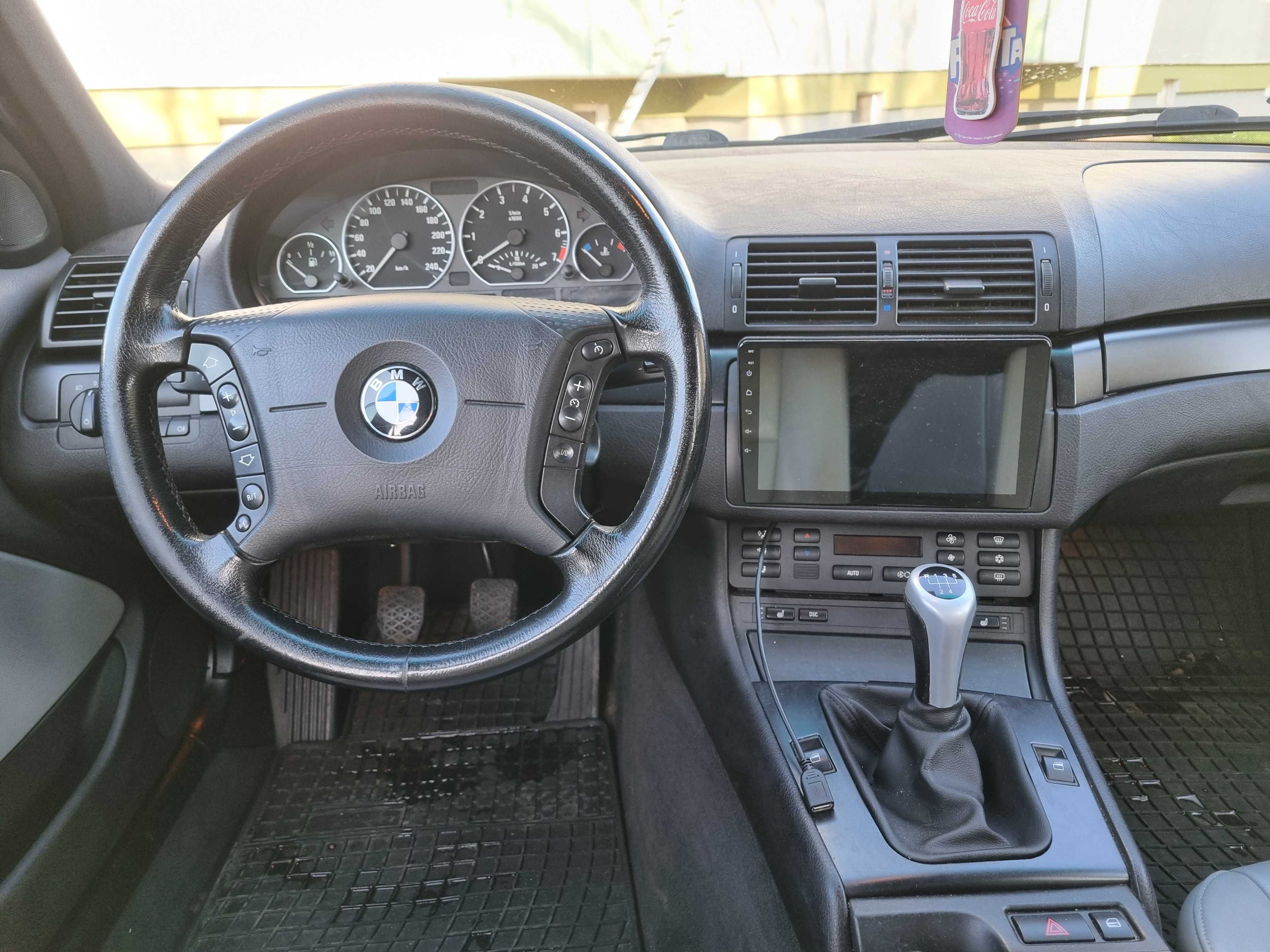 BMW E 46 benzyna xenony,podgrzewane siedzenia,tempomat,navigacja,skóry