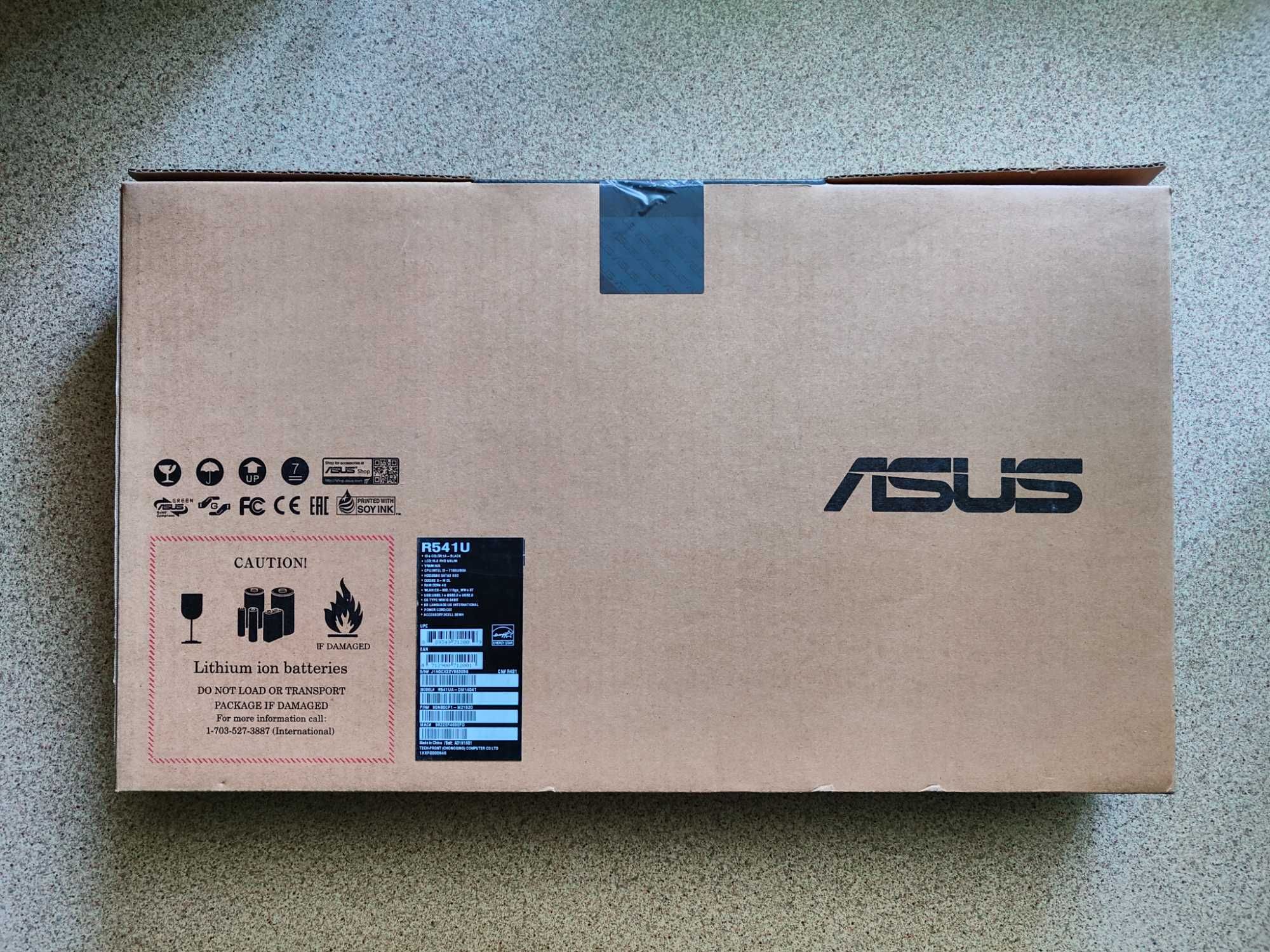 ASUS R541UA-DM1404T i3-7100U/4GB/256SSD/DVD/Win10 FHD. Гарантія