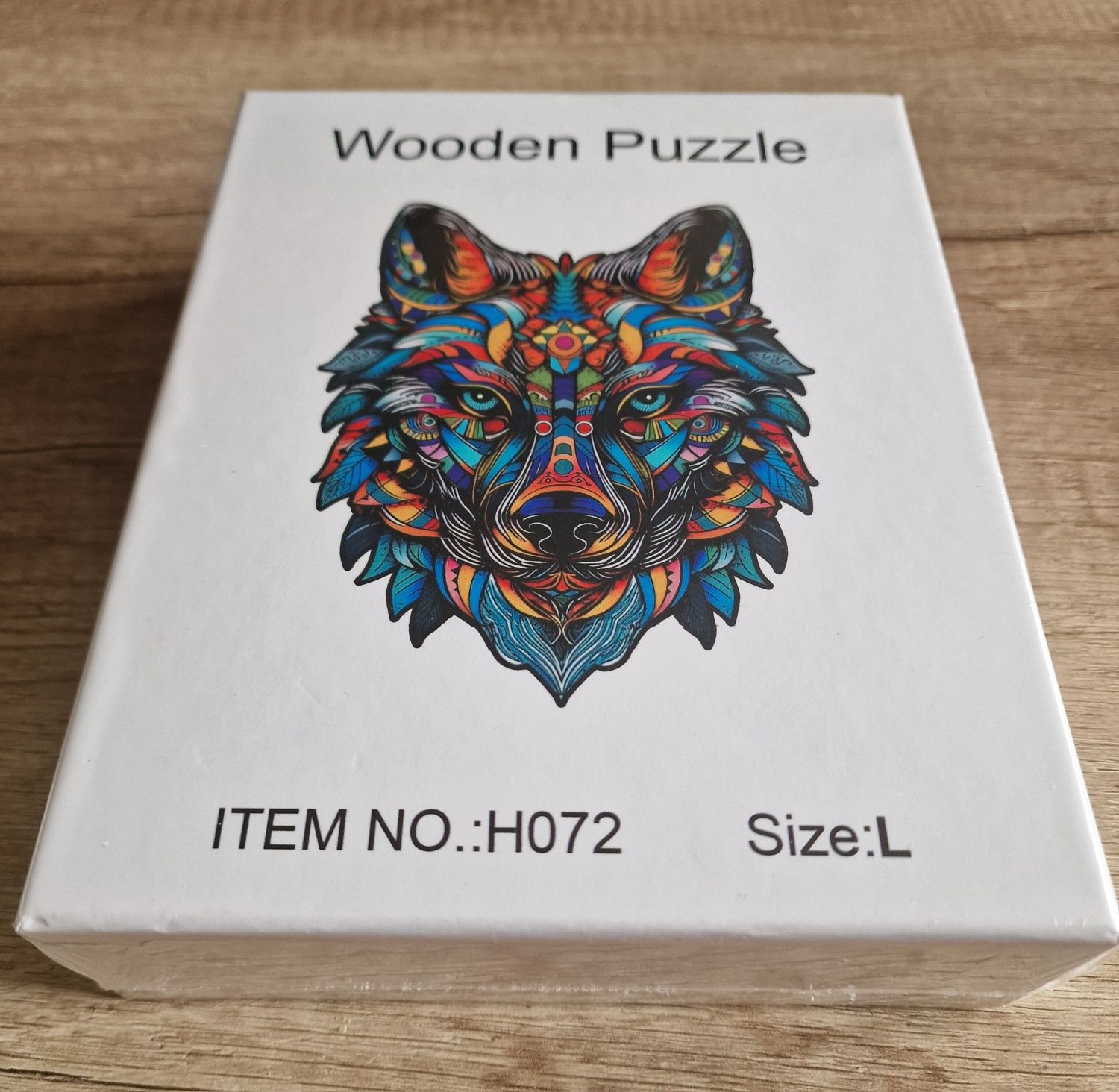 Puzzle drewniane dla dorosłych- wilk