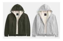 Худи на шерпе свитшот Hollister (Abercrombie & Fitch) L, XL Оригинал
