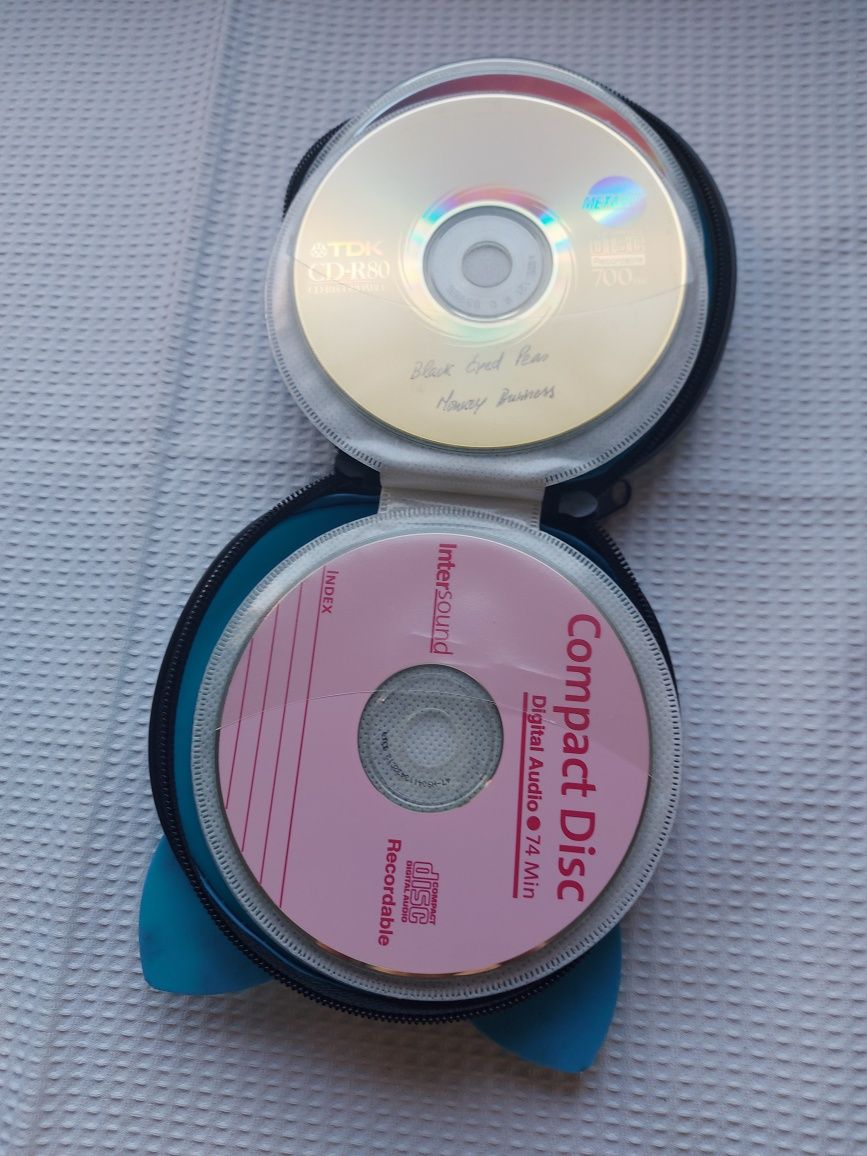 Bolsa de 20 CD's - Cabeça de Gato Azul