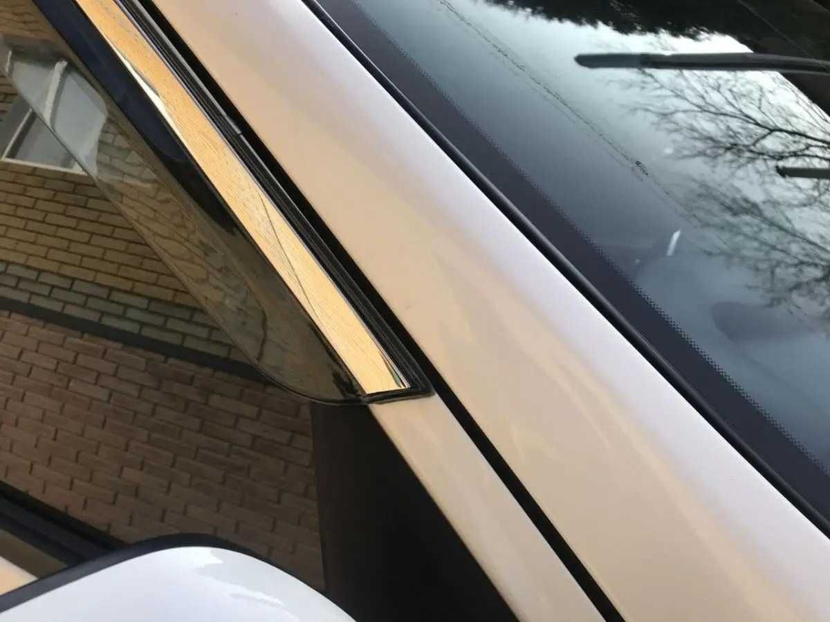 Дефлектори вікон Toyota BZ4X з хром окантовкою з нержавійки