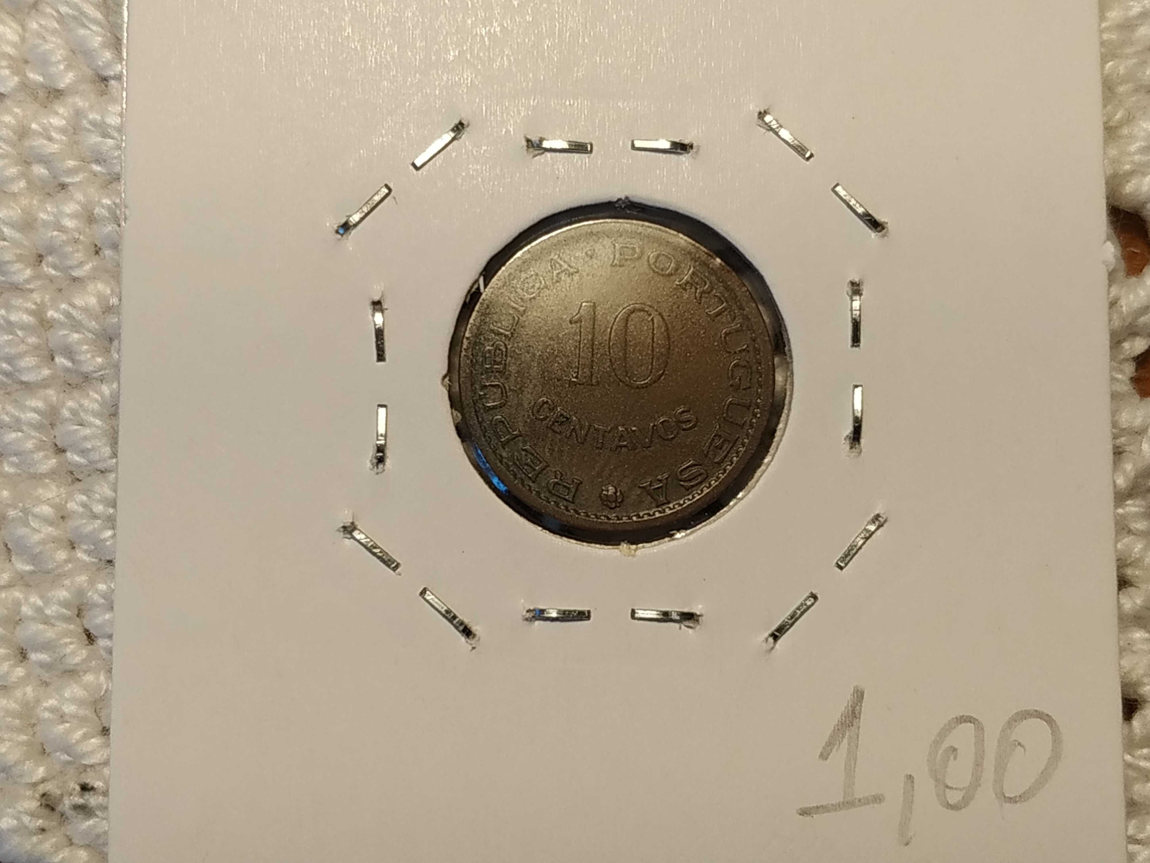Moçambique - moeda de 10 centavos de 1960 (VF)