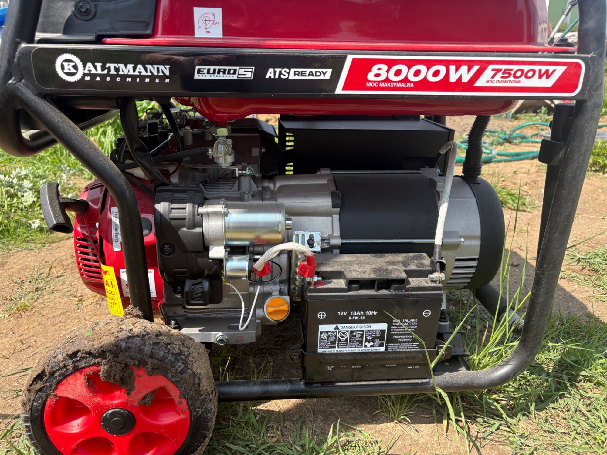 Agregat prądotwórczy KALTMANN K-AK11000 FP 8000W Automatic 3 fazy