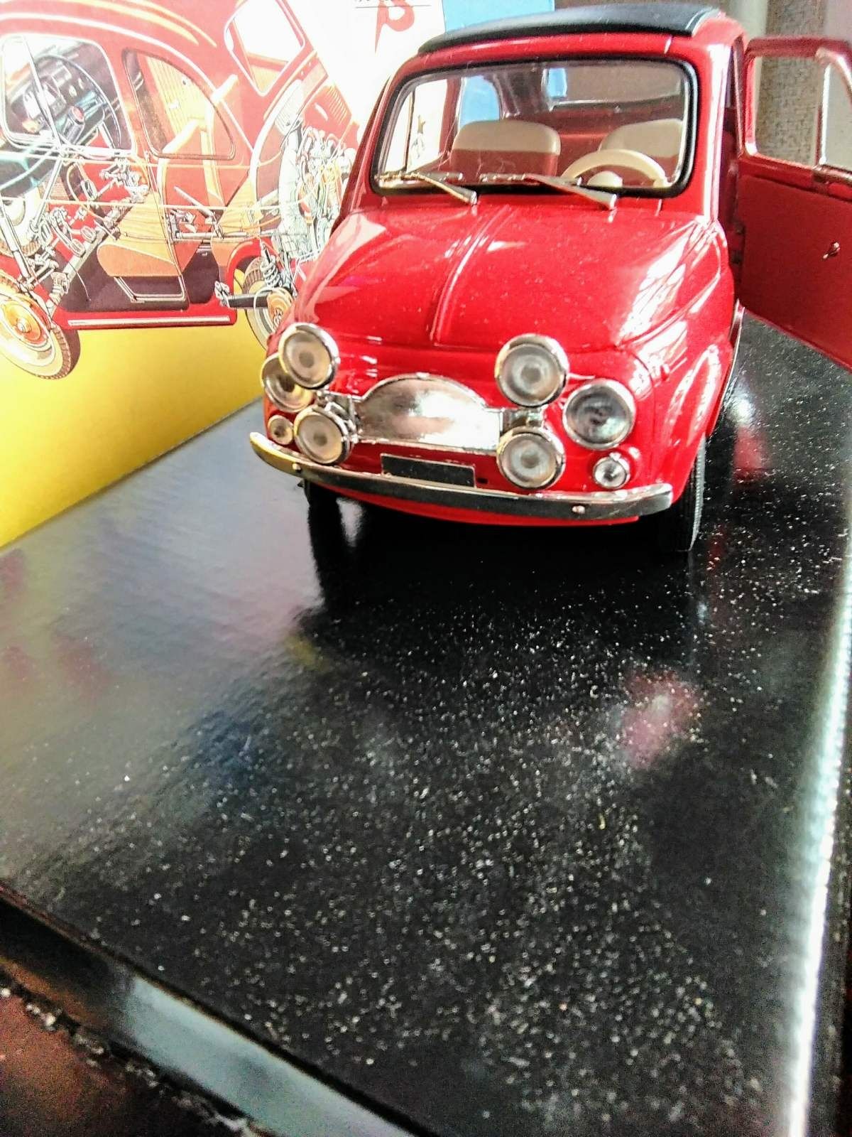 FIAT 500 1965 # 29 RALLYE MONTE CARLO  1/18 SOLIDO 8044 v