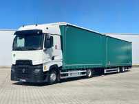 Volvo RENAULT T HIGH 440 / ZESTAW TANDEM / PRZEJAZDOWY / 6,43 M + 9,05 M / SALON PL  jumbo pełen serwis pierwszy właściciel